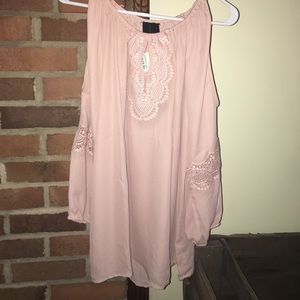 Cynthia Rowley Open Shoulder Blouse!