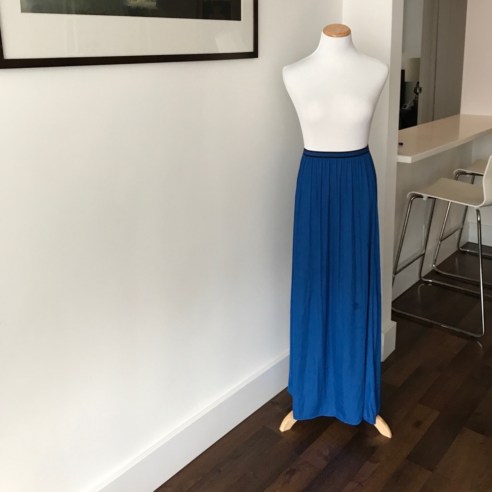 Zara Maxi Skirt - Royal Blue