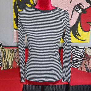 Merona Long-Sleeved Striped Layering Shirt