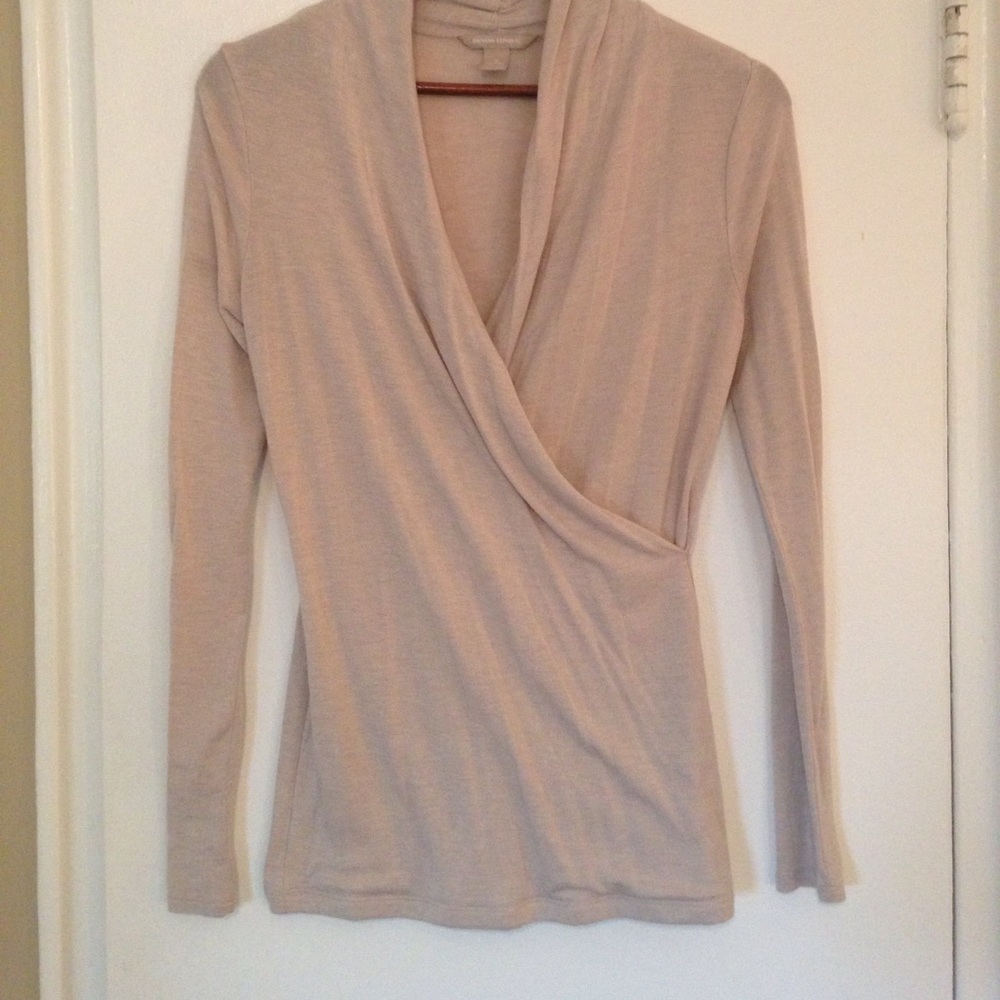 Banana Republic Beige Blouse Size Small
