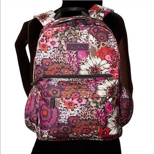 Vera Bradley Lighten Up Backpack Bookbag Rosewood