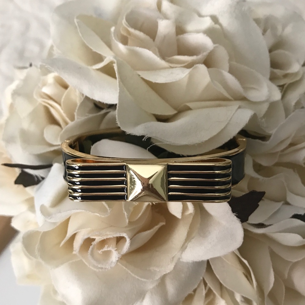 Have Faith Bangle Bracelet and Gold Tone Necklace