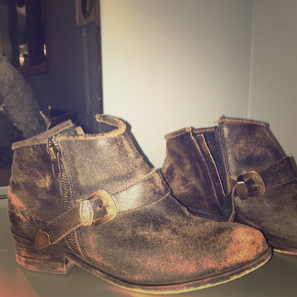 Ankle boots leather SOLD 🤷‍♀️