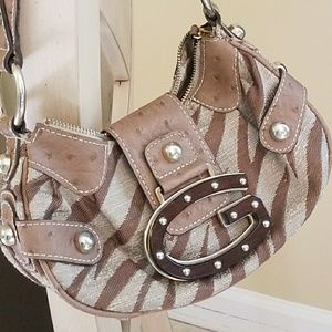 GUESS zebra print small shoulder bag