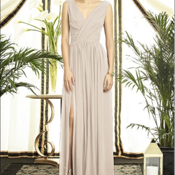 Dessy Dresses & Skirts - Dessy Bridesmaid 2894 Cameo Chiffon Sz4 Unaltered