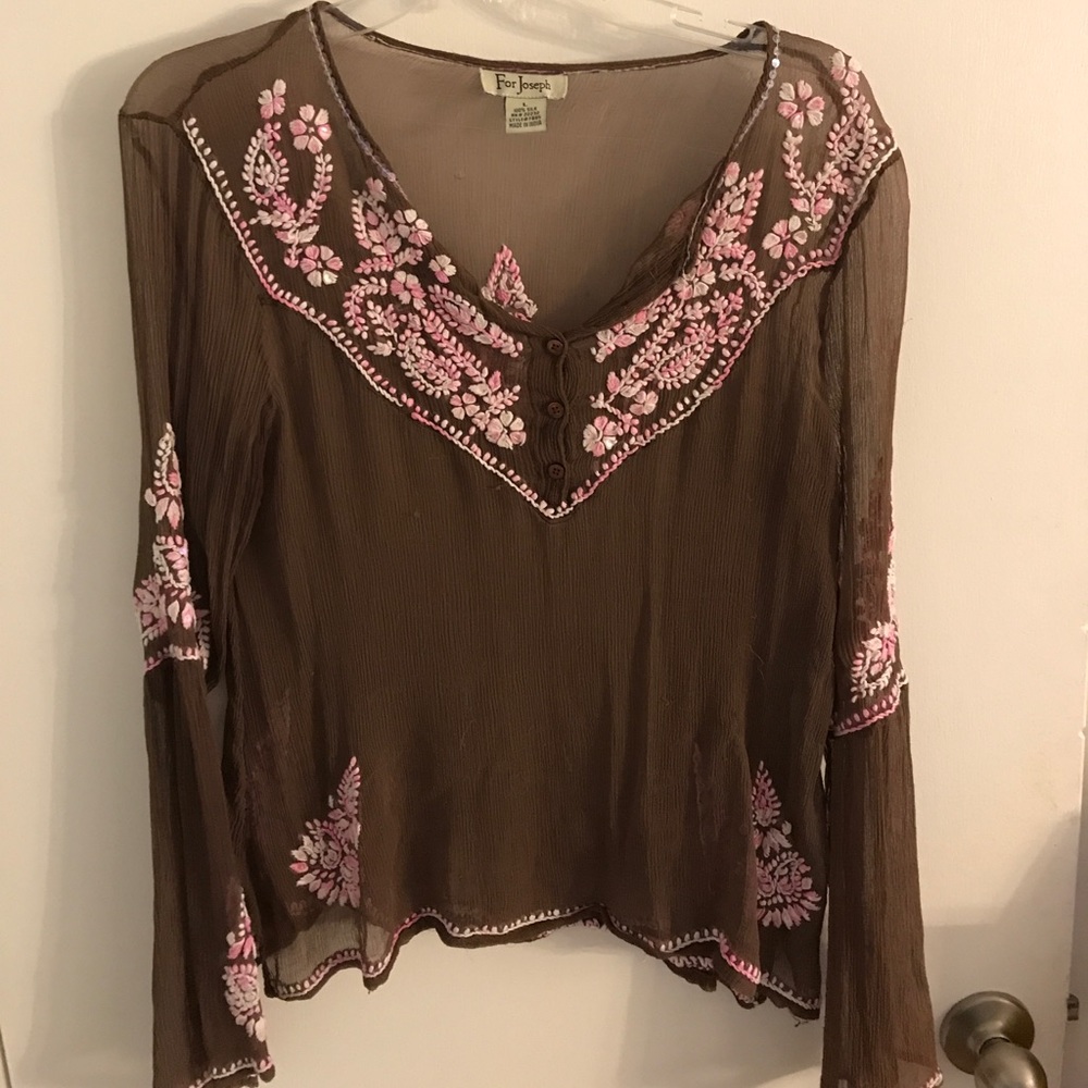 Flare long  sleeved shirt