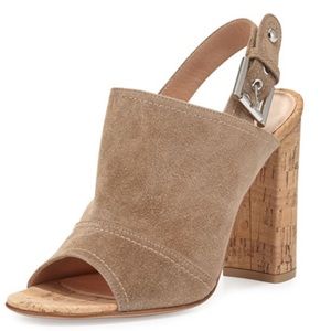 Gianvito Rossi Marcy Suede Slingback Sandal