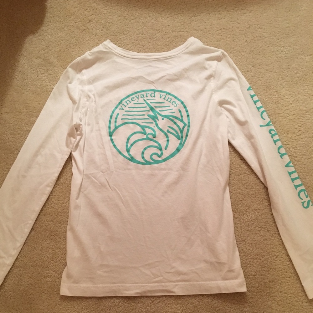 Vineyard Vines Women's White Long Sleeve