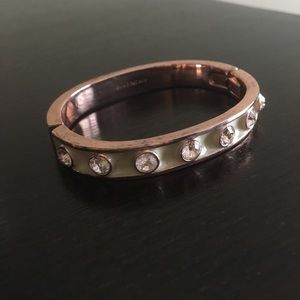 Givenchy Rose Gold Bangle Clasp Bracelet