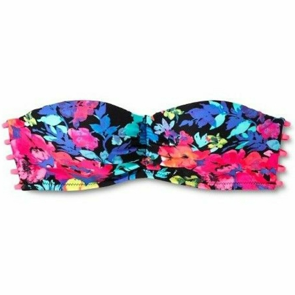🆕️Xhilaration | Floral Bandeau Swim Top