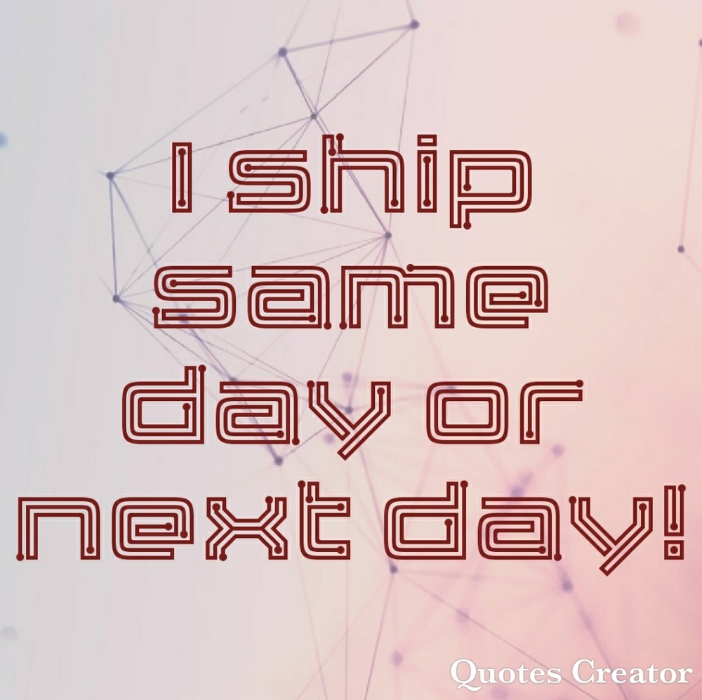 Fast Shipping!