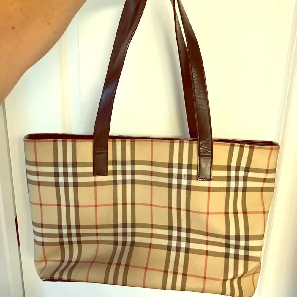 BURBERRY Regent Nova Check Tote Bag