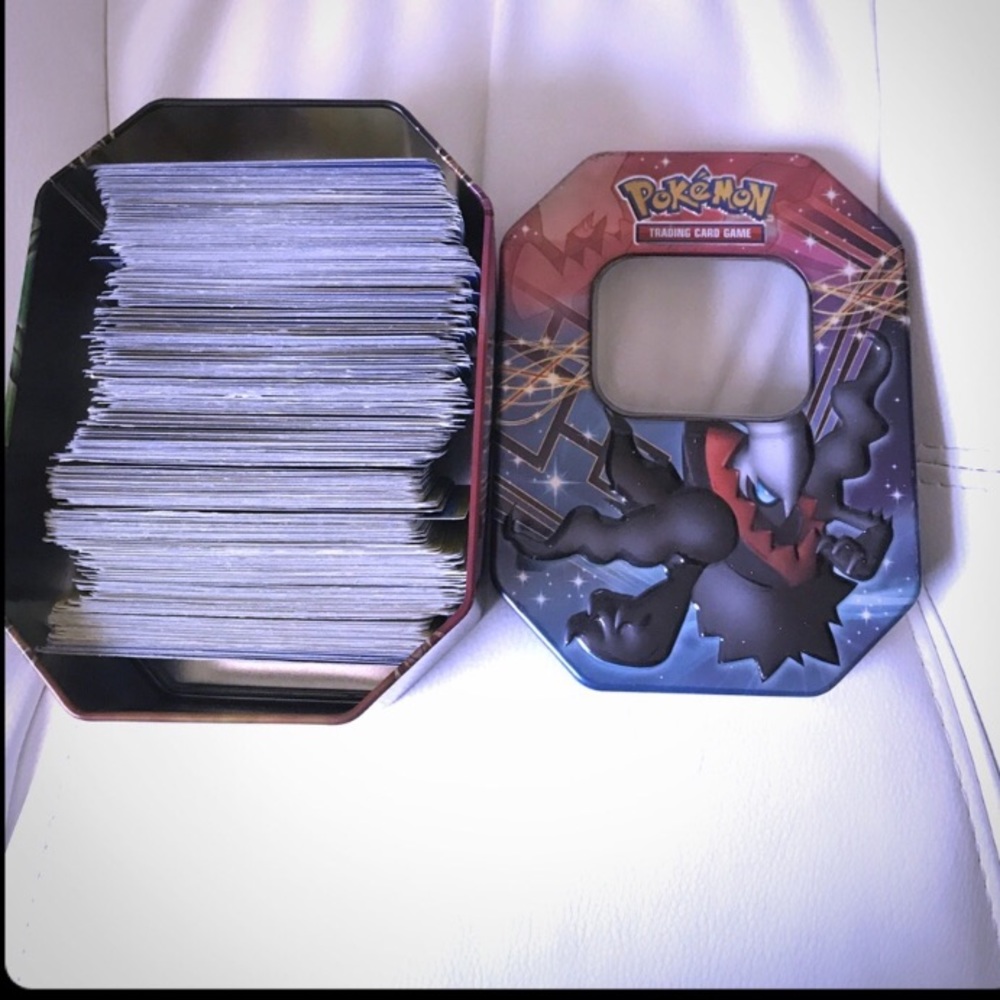 Easily over 500 Pokémon cards great condition!!