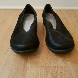 Clarks Black Sillian Jetay Slip-On Cloud Steppers