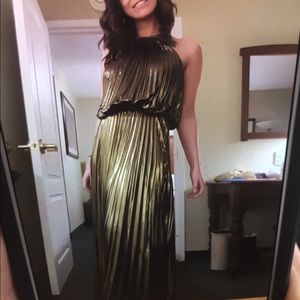 MSK Gold Grecian Gown