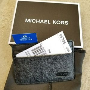 Michael Kors money clip card holder