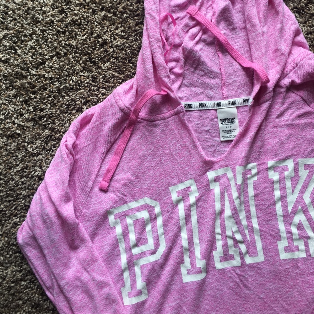 PINK (VS) Coverup Oversized Lightweight Hoodie