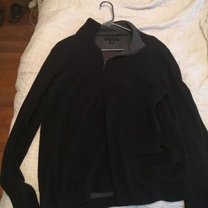 BR men's black 1/4 zip sweater. Great condition.