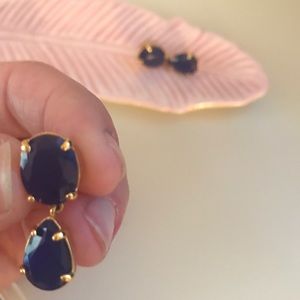 Kate Spade two stoned drop earrings