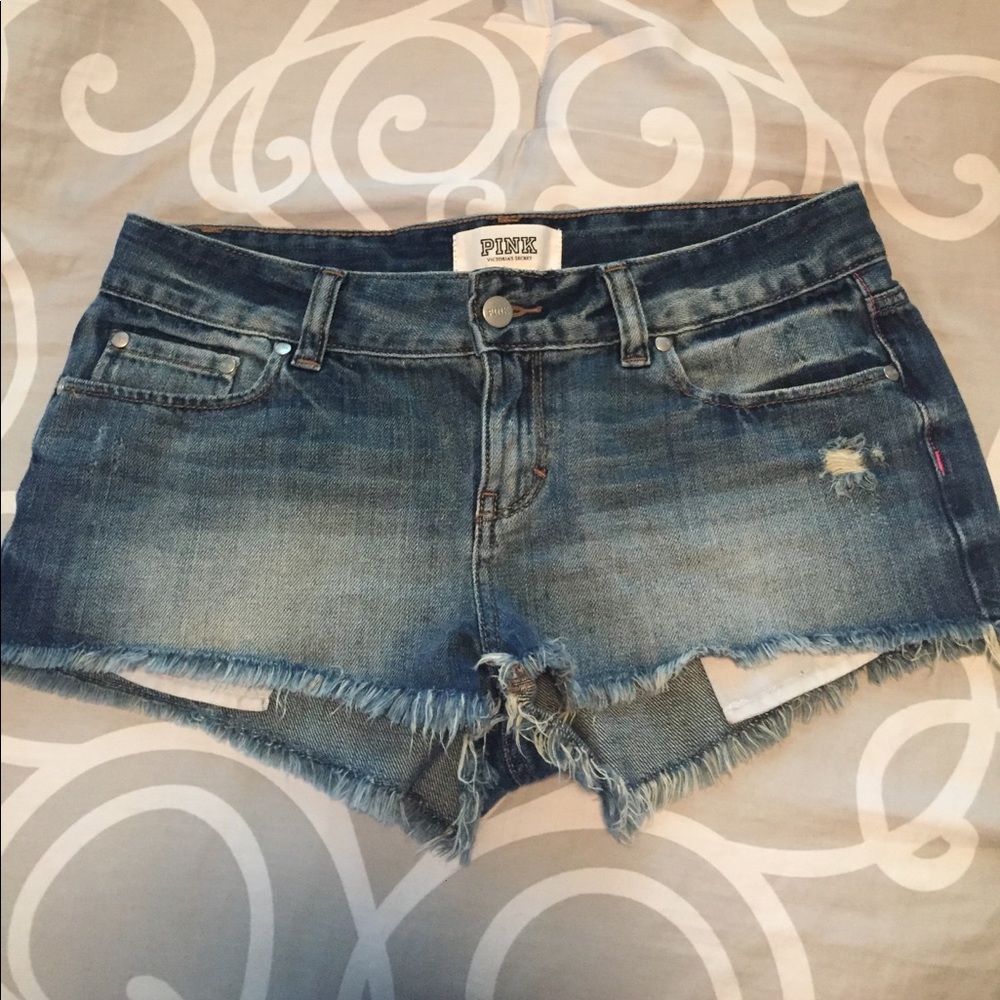 VS Pink Jean shorts