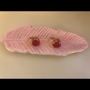 Kate Spade red earrings