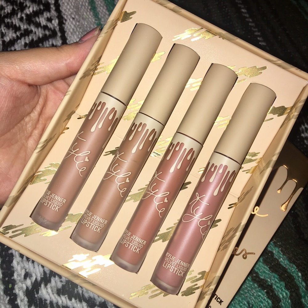 KylieCosmetics Send Me More Nudes liquid lipsticks