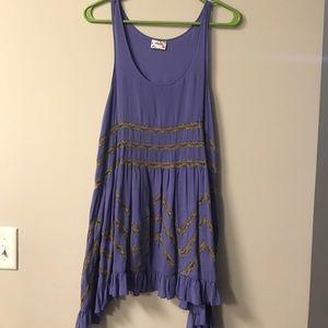 Free People purple lace top
