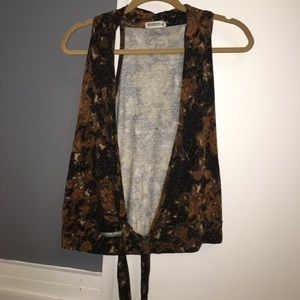 Wrap around tank top