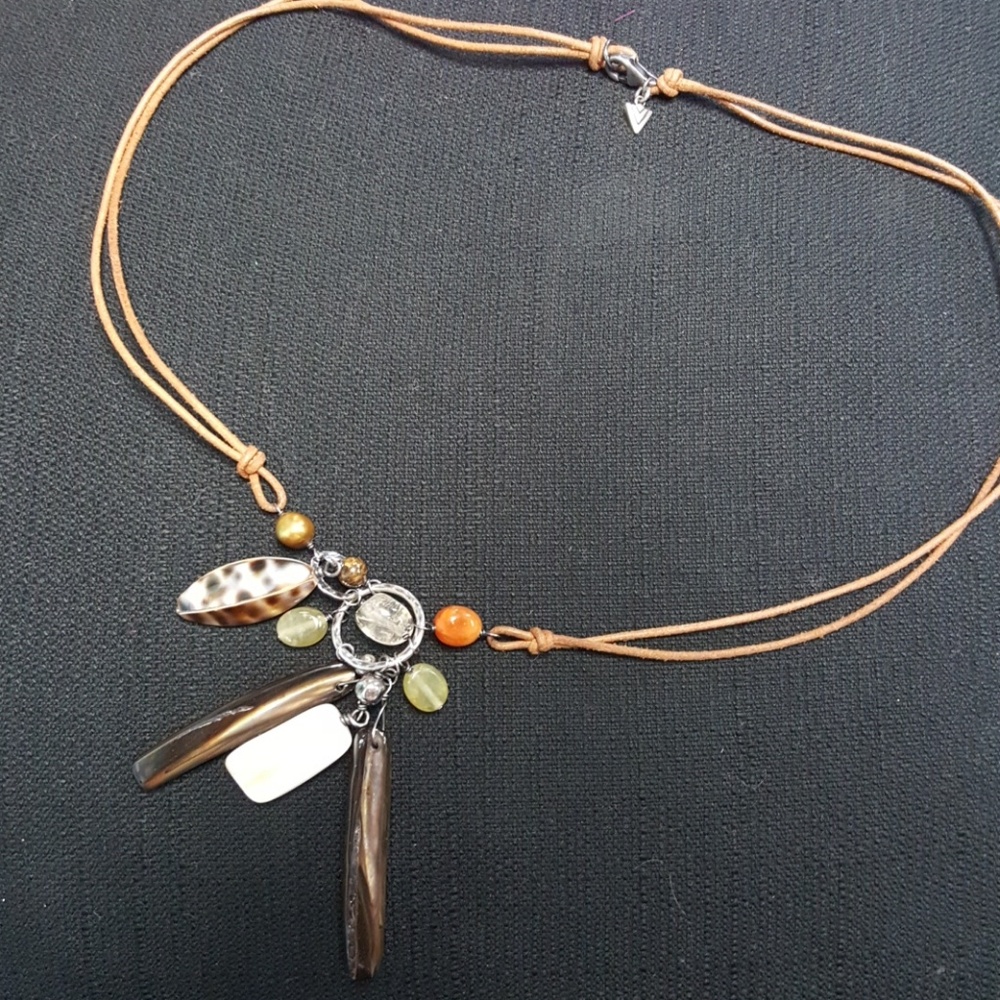 Silpada leather necklace