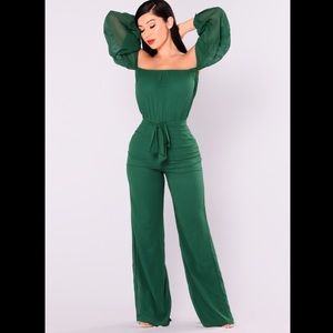 Lorena off shoulder jumpsuit