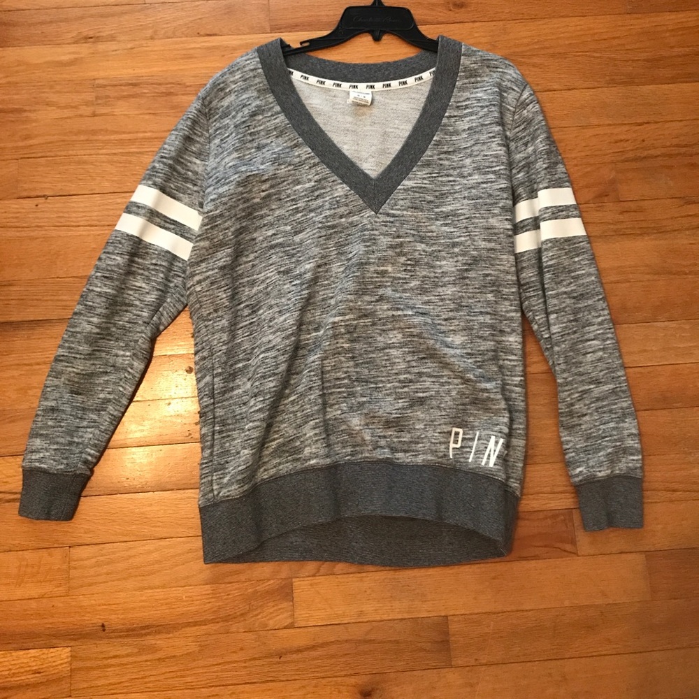 VS Pink v-neck sweatshirt