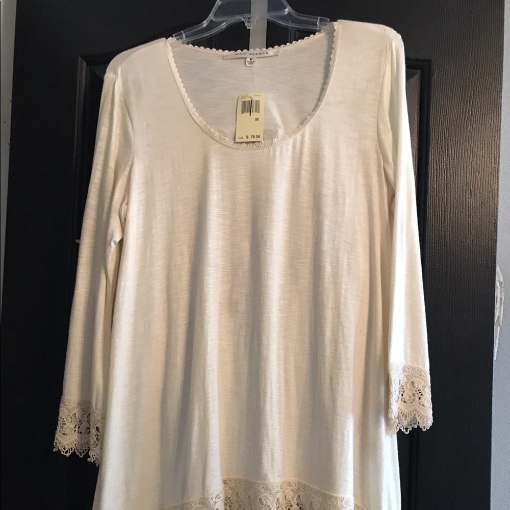 Cute new cream top!