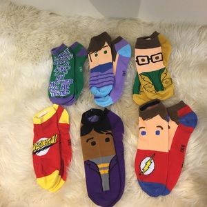 Big Bang Theory socks 6pk