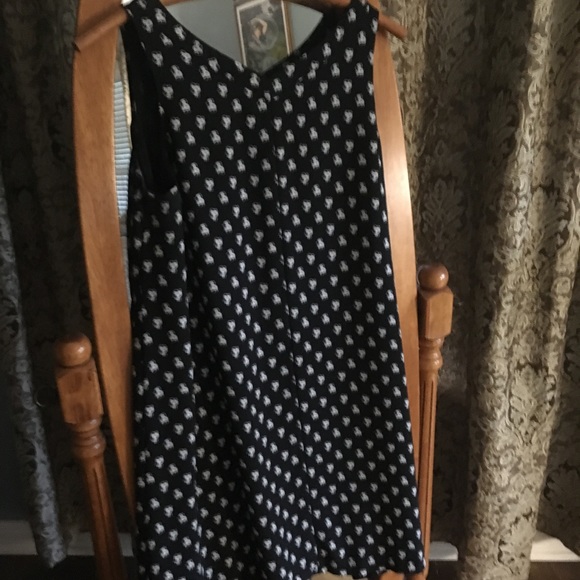 LOFT berry swing dress - Picture 3 of 5