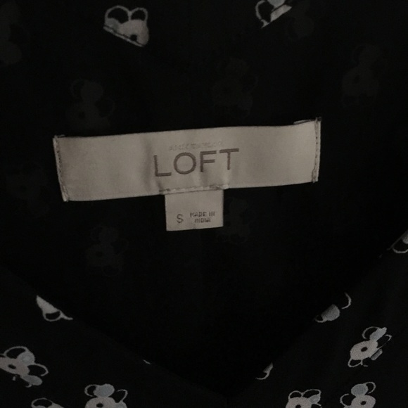 LOFT berry swing dress - Picture 4 of 5