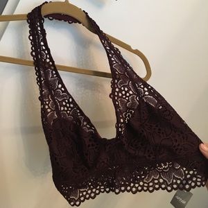 Maroon Aerie bralette