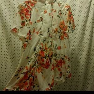 Sienna sky floral blouse