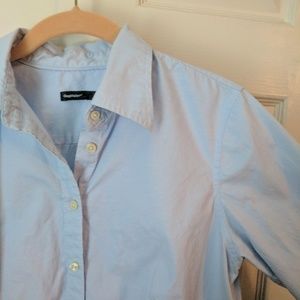 GAP Blue Maternity Button Up Size M
