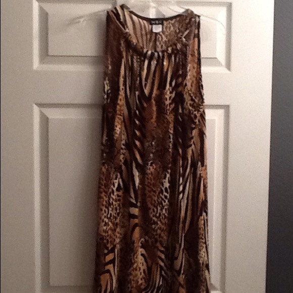 Fab Animal Print Dress....🌴🌴🌴🌴🌴 - Picture 1 of 3