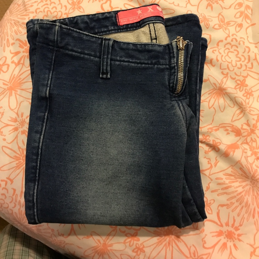 Dark wash jeggings HOLD