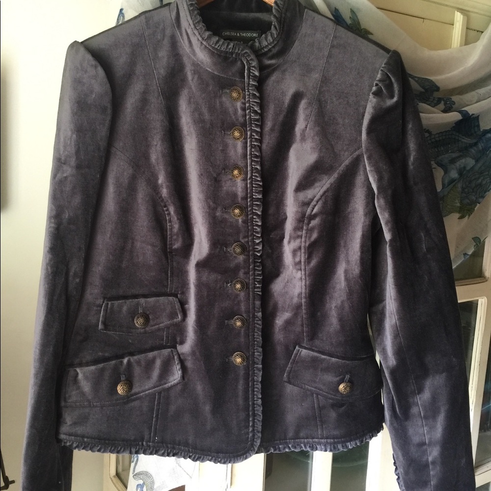 Chelsea and Theodore Velvet Victorian Jacket