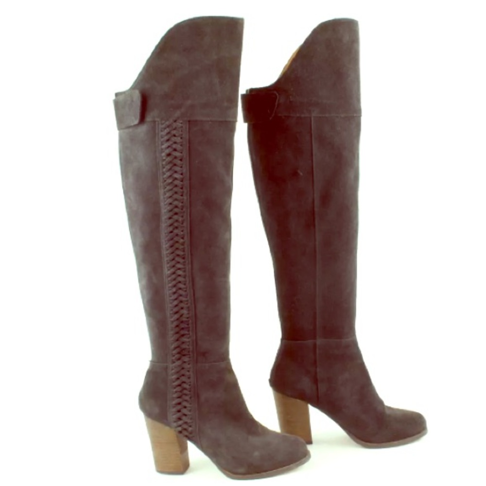 SOLD 🍕Knee Boot Charcoal / Dark Gray size 8