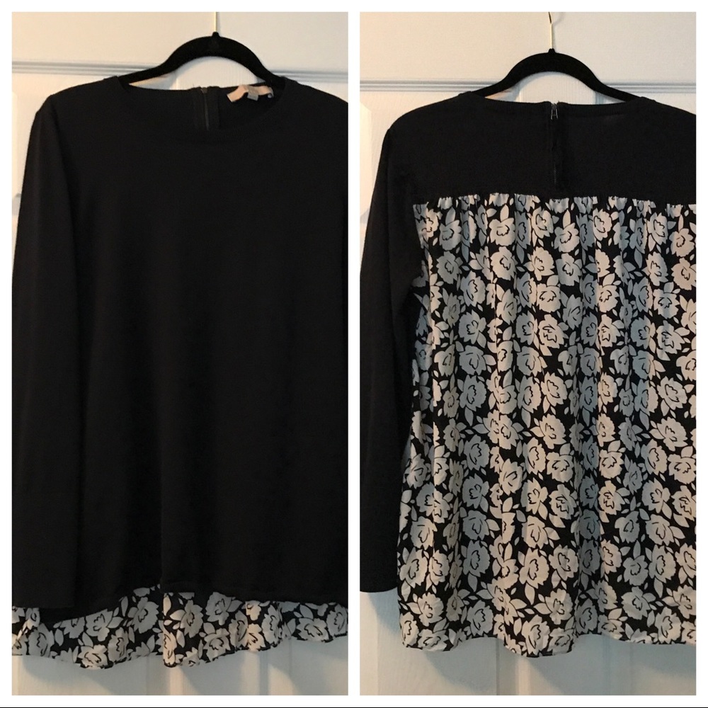 LOFT Mixed Media Sweater