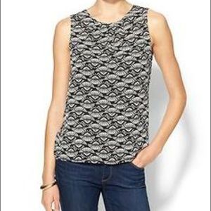 Art Deco patterned top