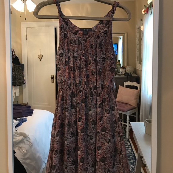 Peacock Pattern Dress - Picture 1 of 4