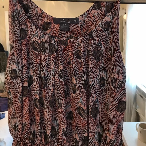 Peacock Pattern Dress - Picture 2 of 4