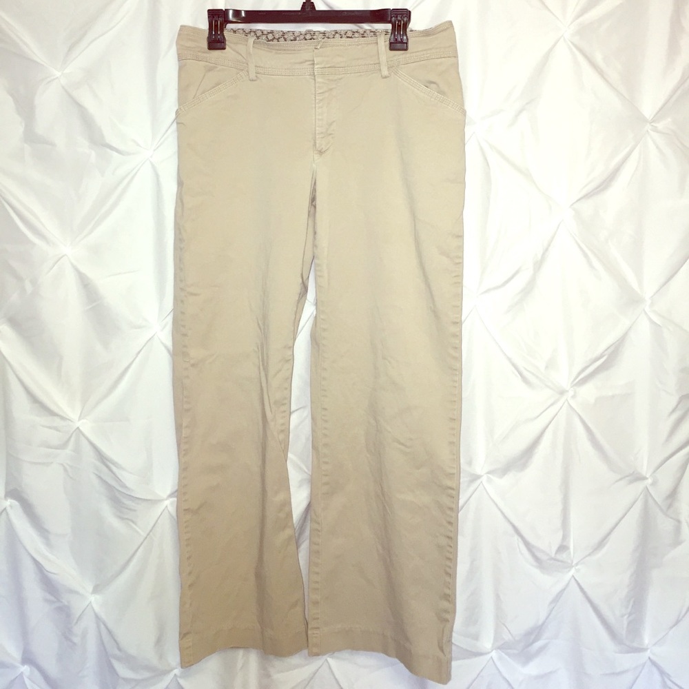 Lee natural straight leg khaki pants