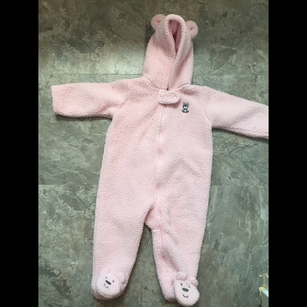 Girl's Teddy Bear Footsie