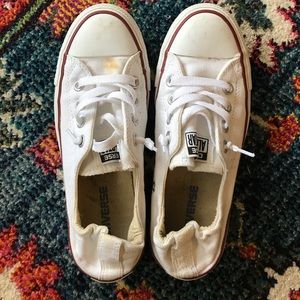 White slip on converse