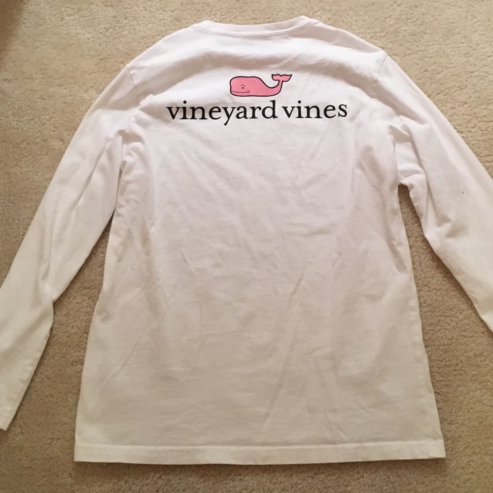 Vineyard Vines White Long Sleeve